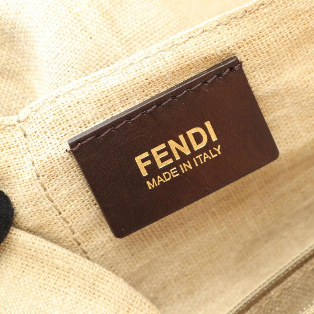 FENDI Brown Leather Shoulder Bag - Picture 3 of 11